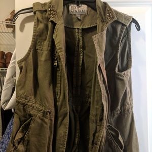 Body Central Studded Utility Vest